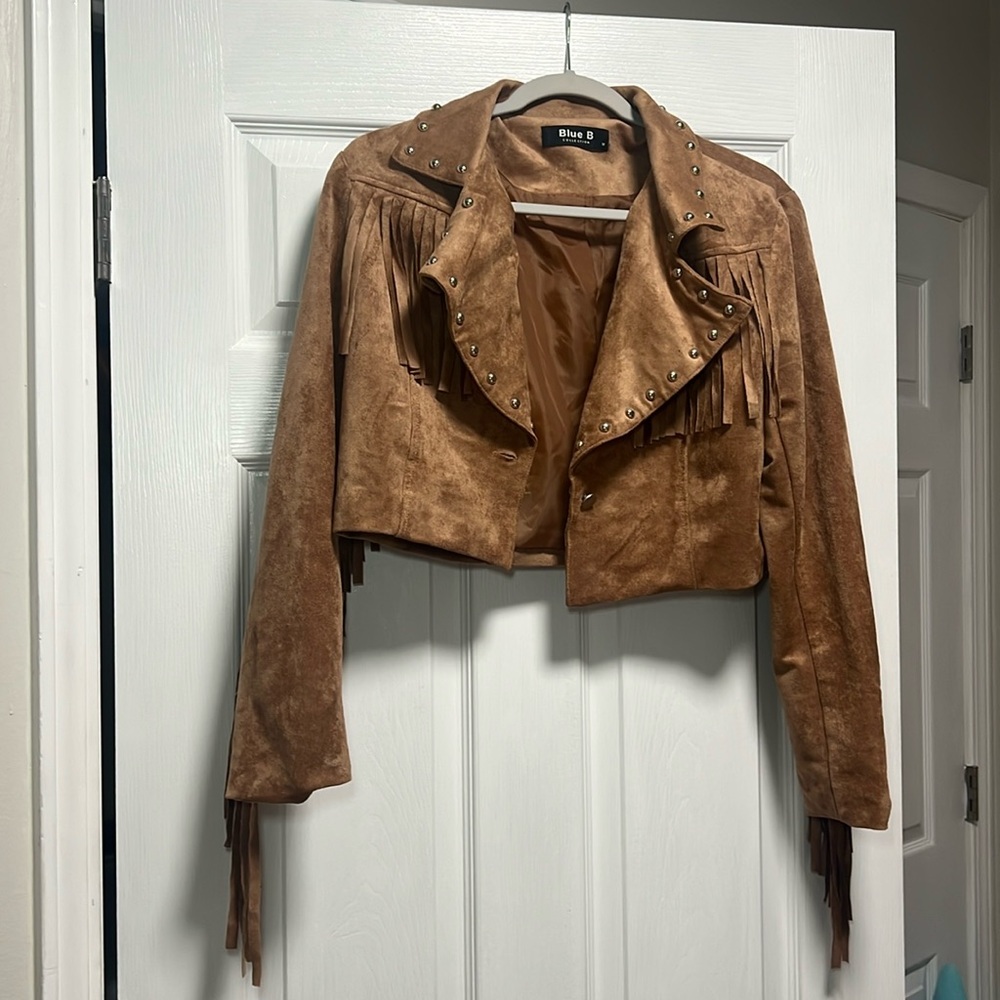Western Fringe Suede Jacket